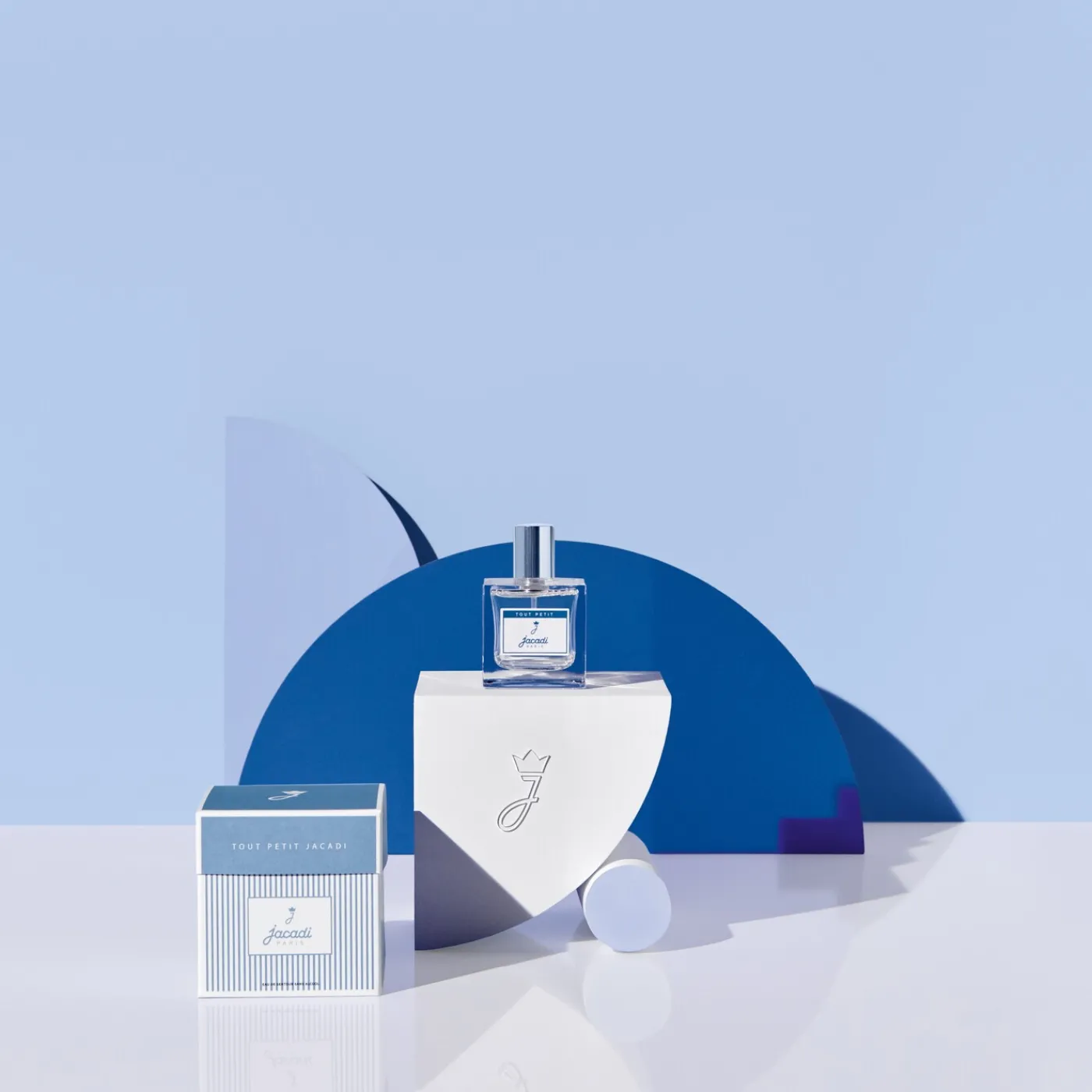 Skincare And Scented Waters|Bath Towels And Bath Capes-Jacadi Baby Boy fragrance 50 ml White/Blue