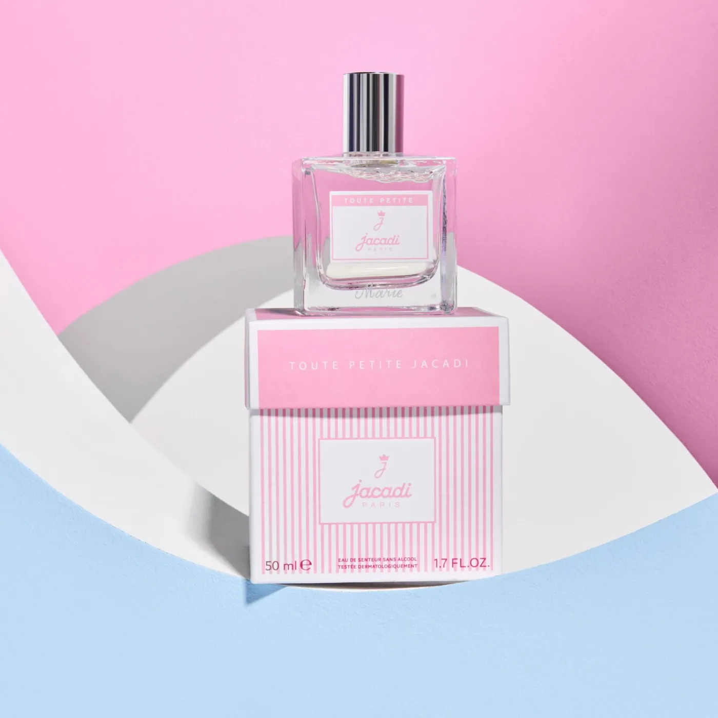 Skincare And Scented Waters|Bath Towels And Bath Capes-Jacadi Baby Girl fragrance 50 ml White/Pink