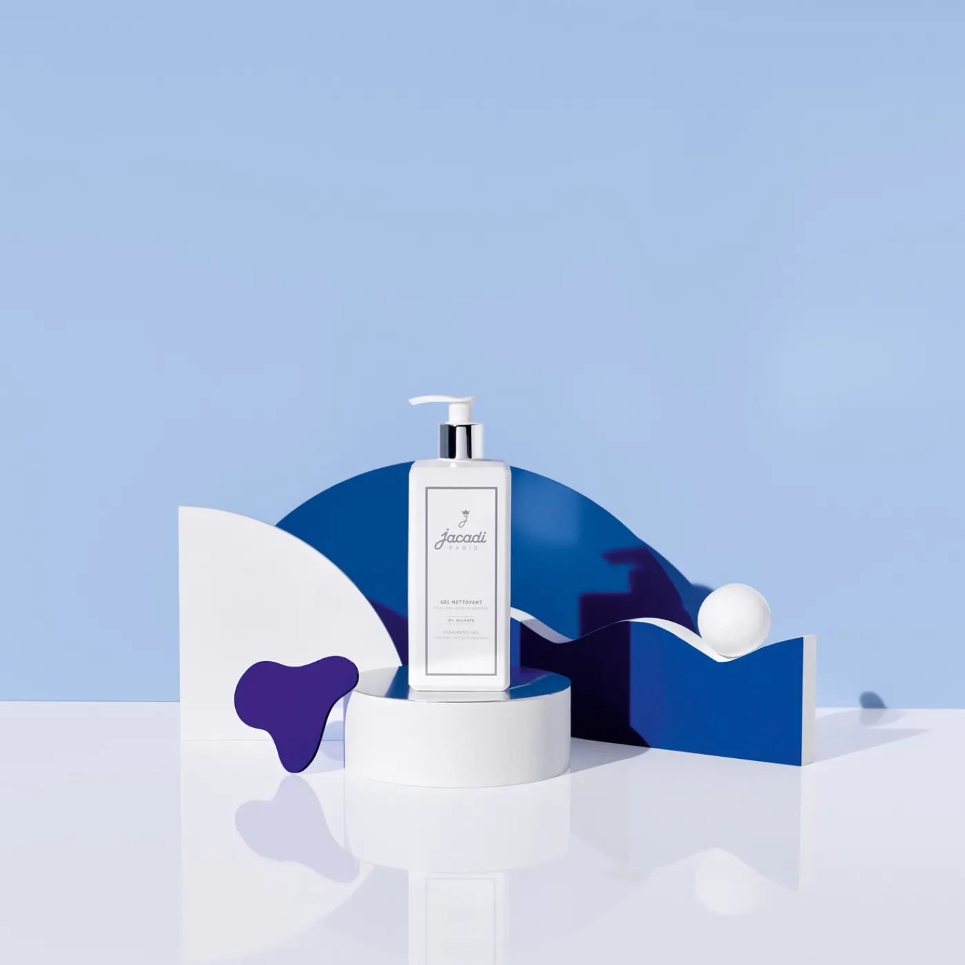 Skincare And Scented Waters|Bath Towels And Bath Capes-Jacadi Hair and body cleansing gel 400 ml Jacadi White