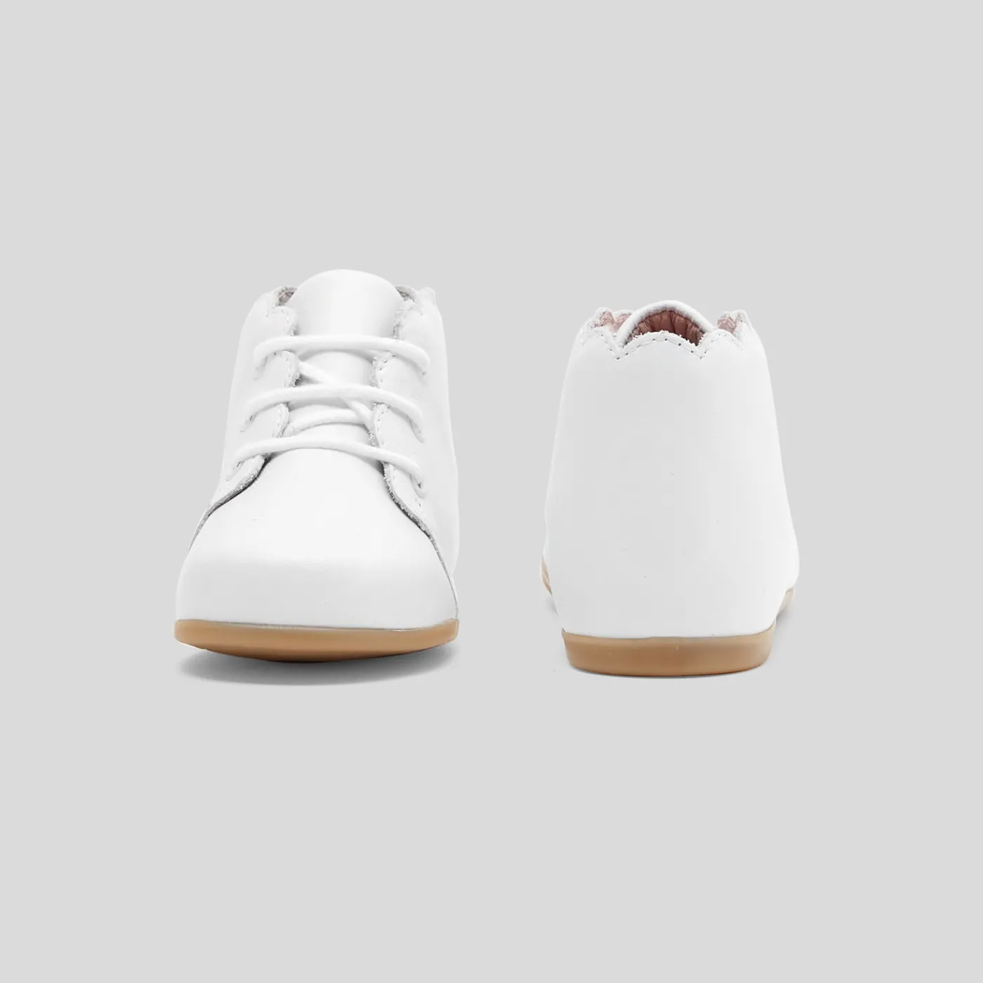 Ankle & Lined Boots-Jacadi Baby girl first ankle boots Jacadi White