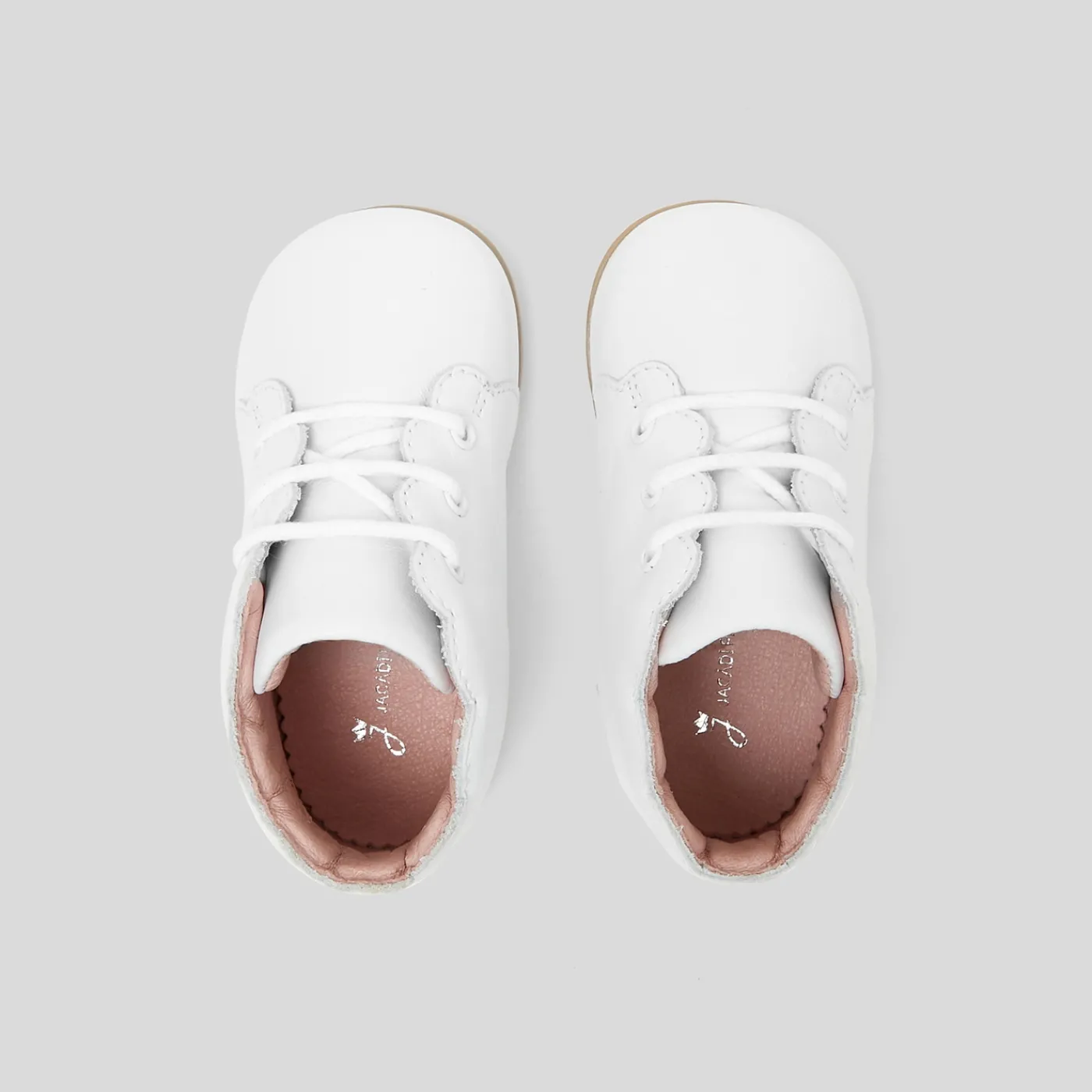 Ankle & Lined Boots-Jacadi Baby girl first ankle boots Jacadi White