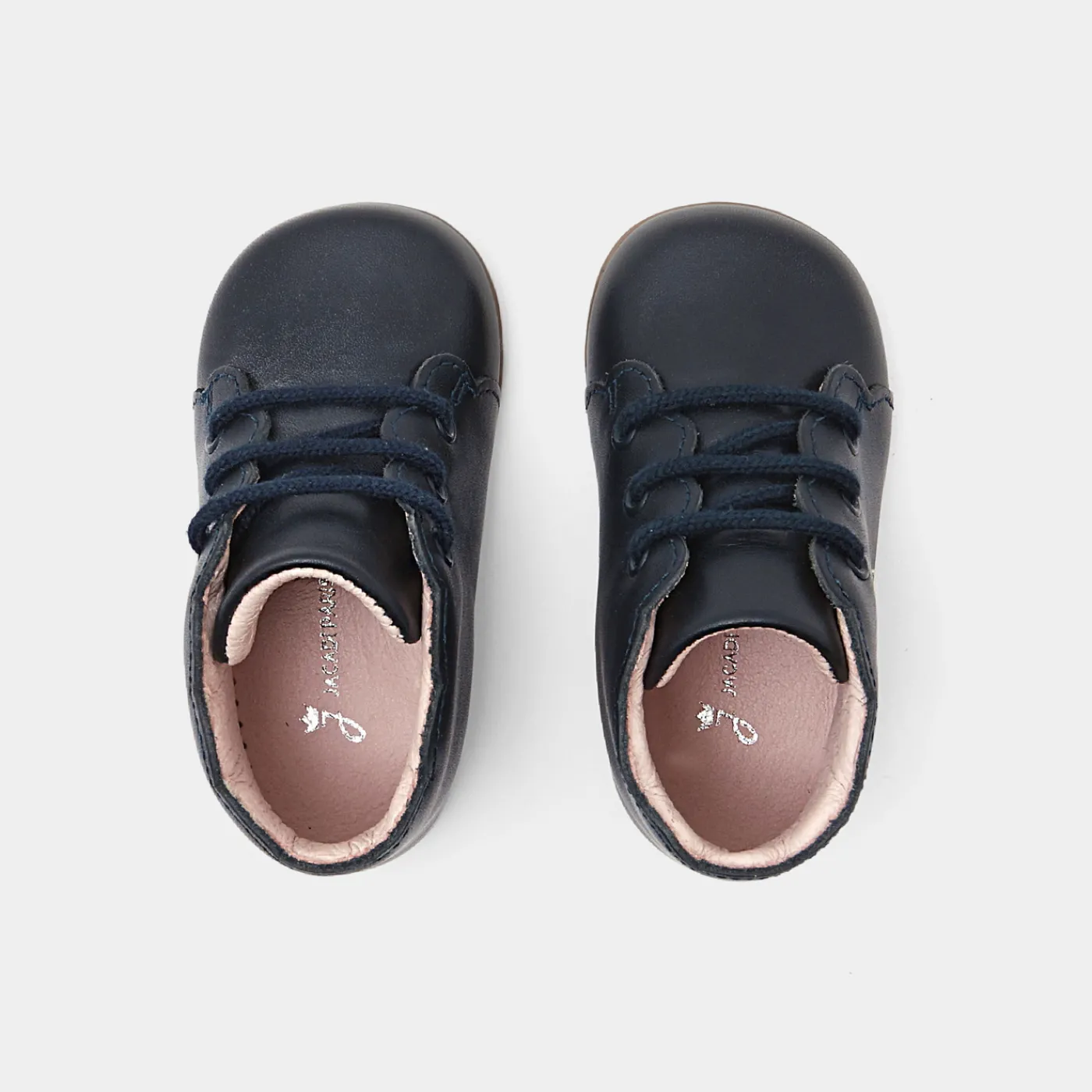 Ankle & Lined Boots-Jacadi Baby girl first ankle boots Jacadi Navy