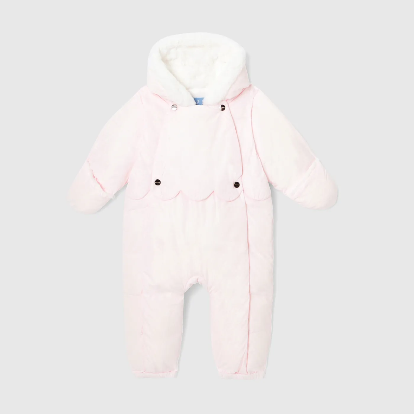 Coats And Outerwear|Baby Snowsuits & Burnous-Jacadi Baby girl snowsuit Jacadi pale Pink
