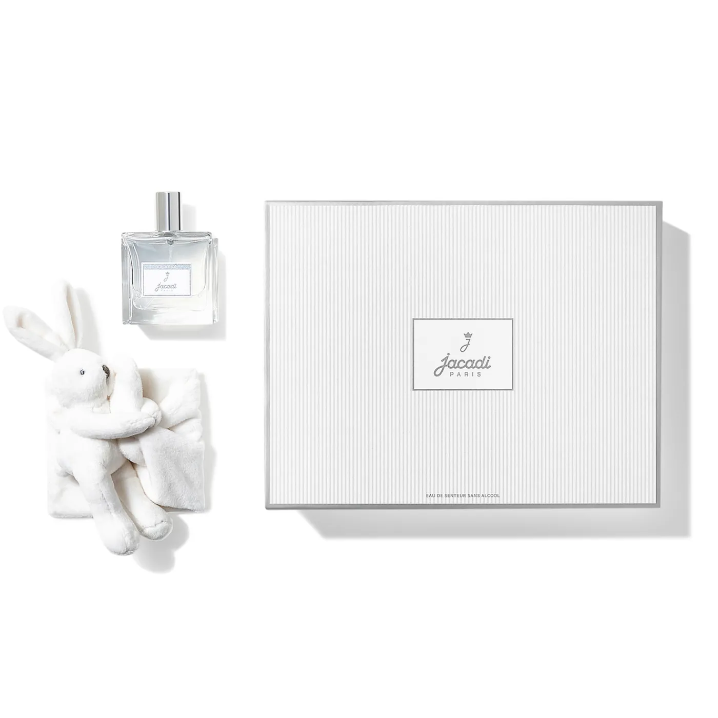 Skincare And Scented Waters|Bath Towels And Bath Capes-Jacadi Baby scented water set 100ml / 3.4 Oz White/Grey