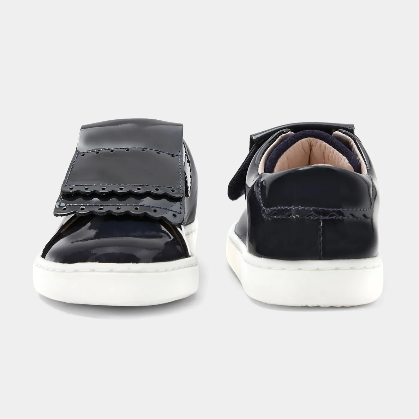 Sneakers-Jacadi Girl tennis shoes with removable tongue Jacadi Navy