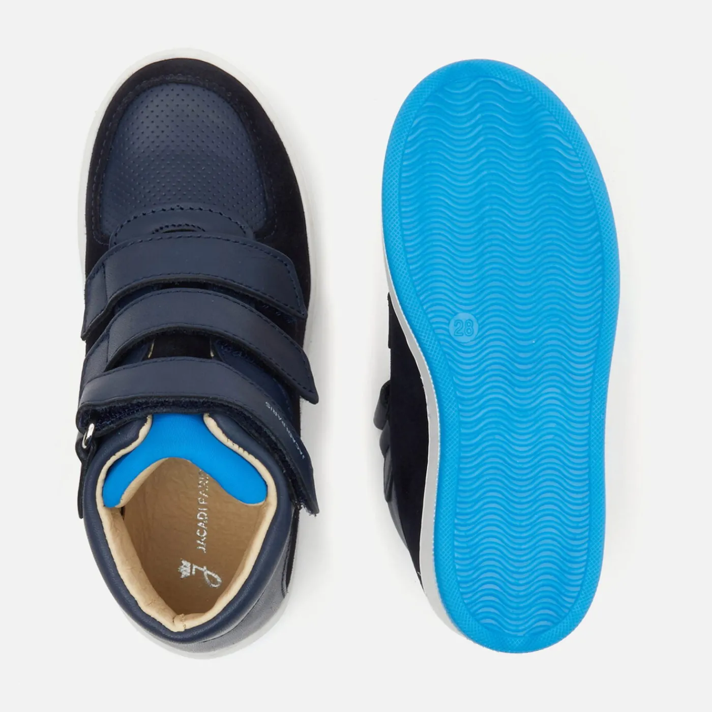Sneakers-Jacadi Boy high top sneakers Jacadi Navy