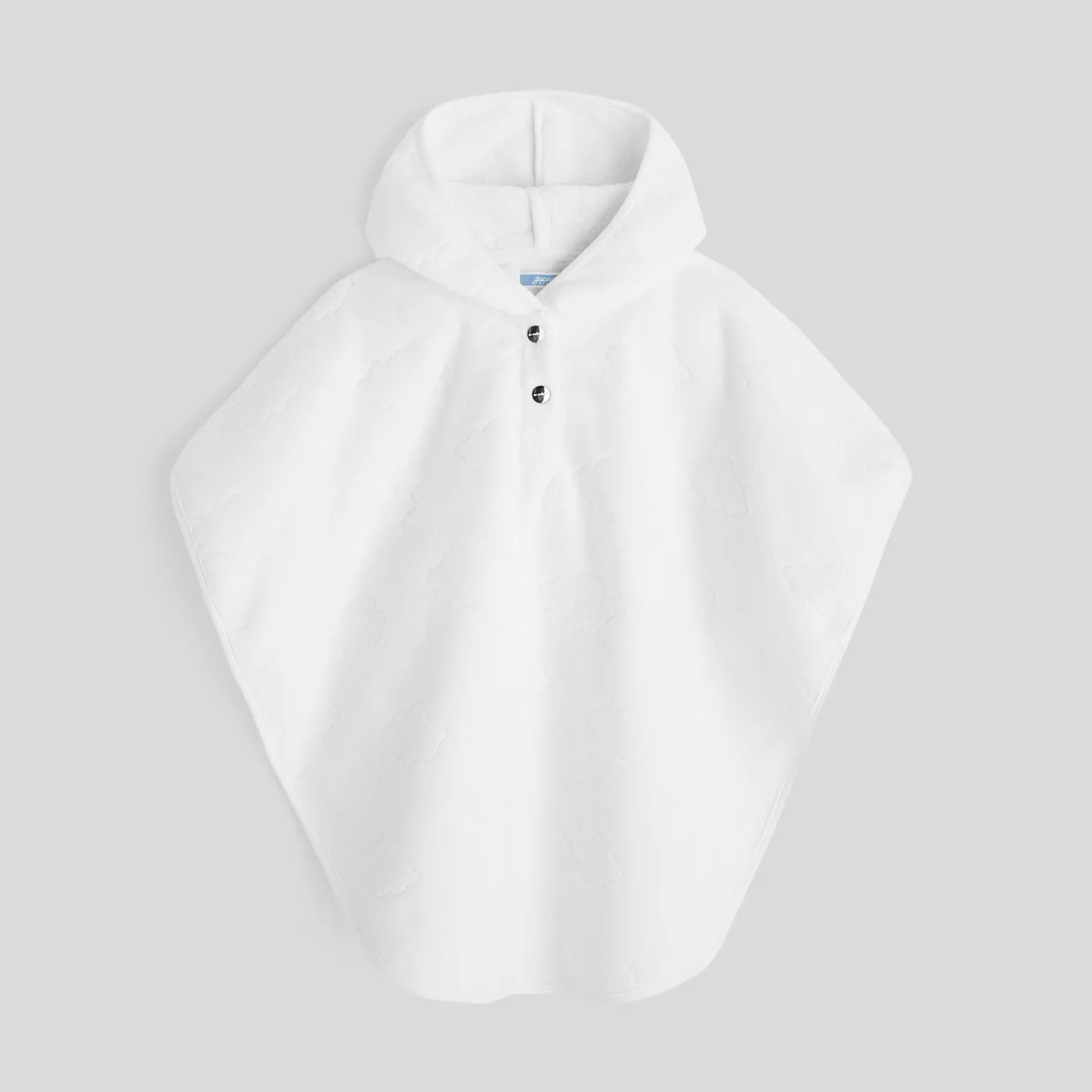 Bath Towels And Bath Capes-Jacadi Baby bath cape Jacadi White