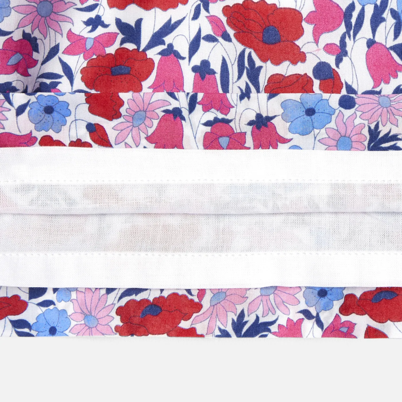 Dresses-Jacadi Baby girl dress in Liberty fabric White/Multicolour