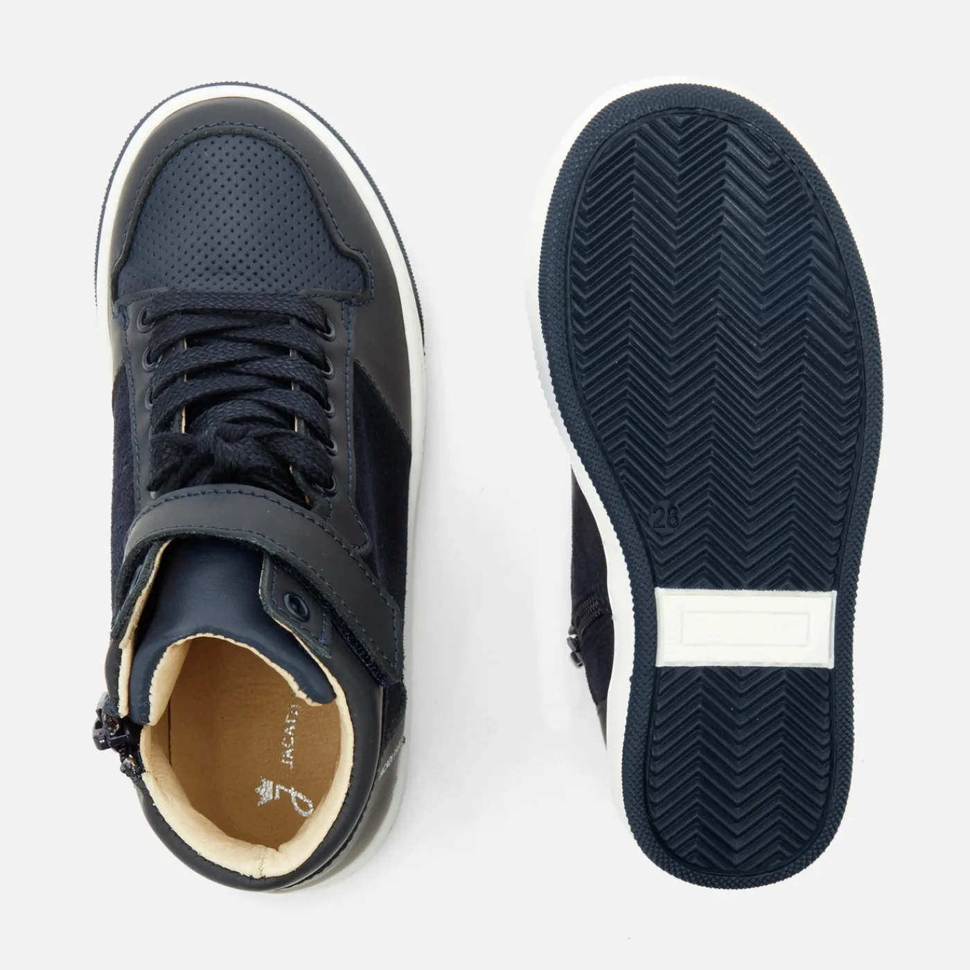 Sneakers-Jacadi Boy high-top sneakers Jacadi Navy