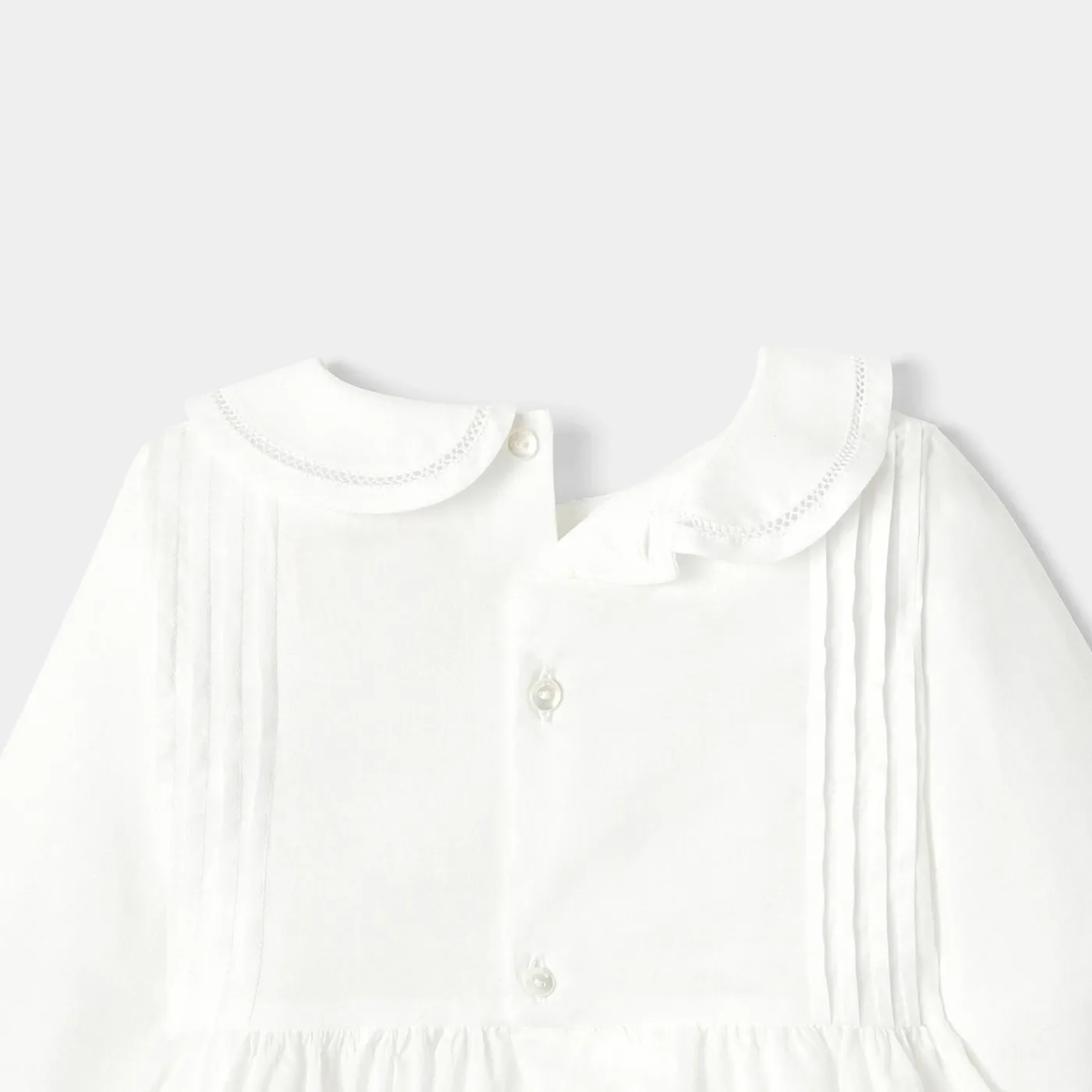 Dresses-Jacadi Baby girl ceremony long dress Jacadi White