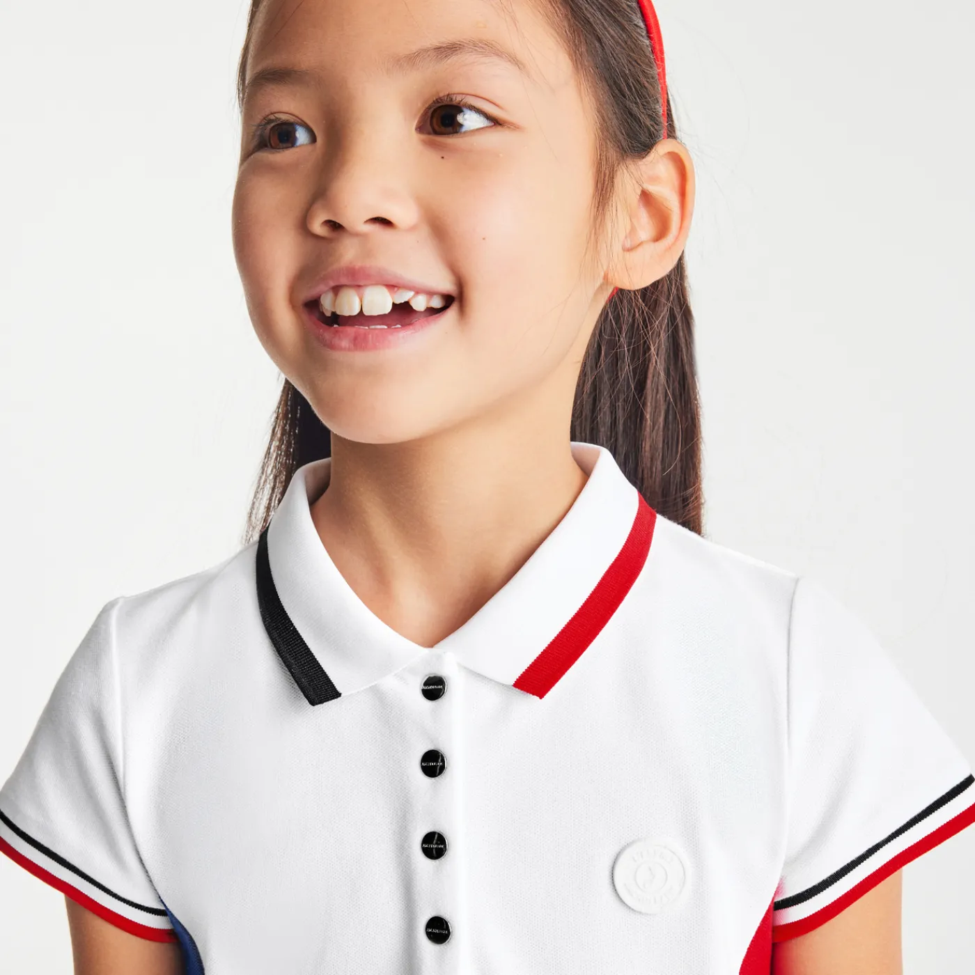 Dresses And Skirts-Jacadi Girl color block dress White/Multicolour