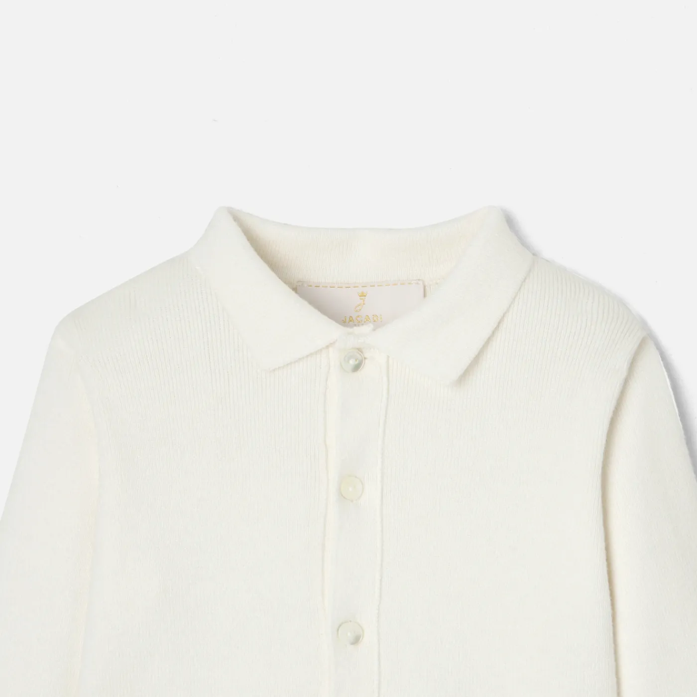 Sweaters, Sweatshirts And Cardigans-Jacadi Baby boy ceremony cardigan Jacadi soft white