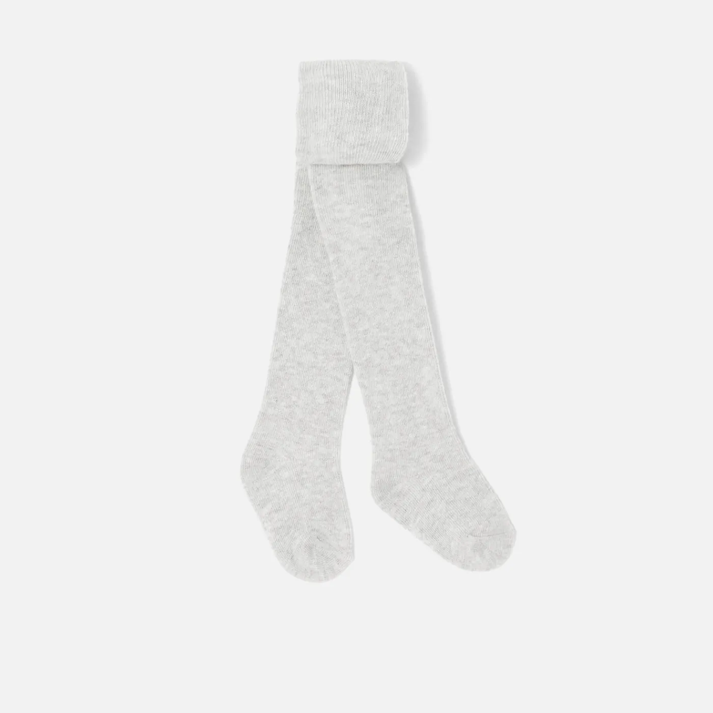 Accessories-Jacadi Baby girl jersey tights Jacadi light Heather Grey