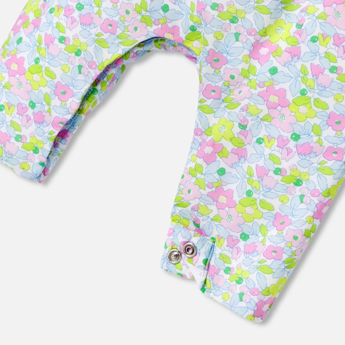 Bloomers, Overalls And Sets-Jacadi Baby girl overalls in Liberty fabric White/Multicolour