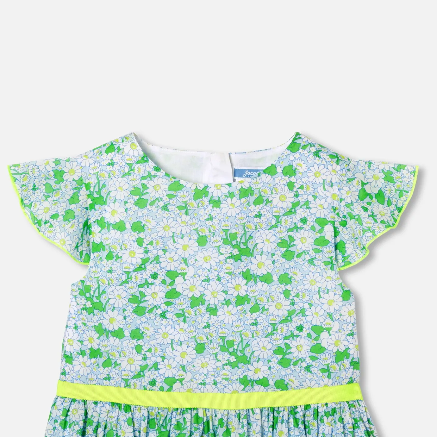 Dresses And Skirts-Jacadi Girl dress in Liberty fabric White/Multicolour