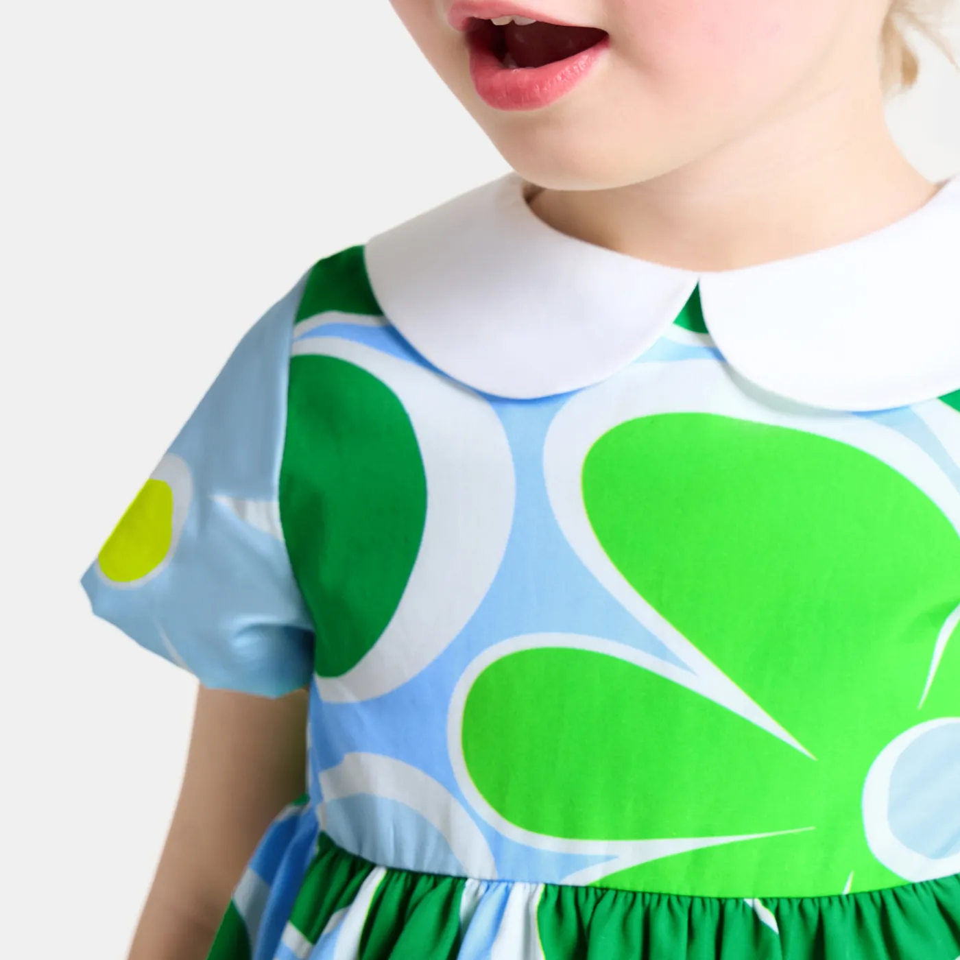 Dresses-Jacadi Baby girl short-sleeved dress White/Multicolour
