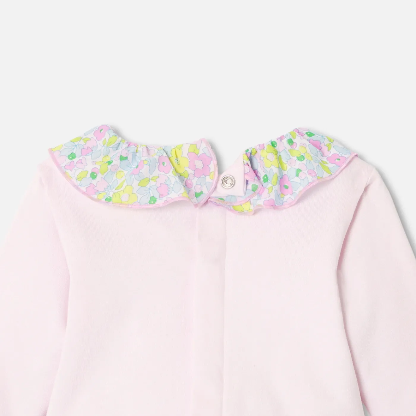 Bloomers, Overalls And Sets-Jacadi Baby girl jersey comfort set Jacadi pale Pink