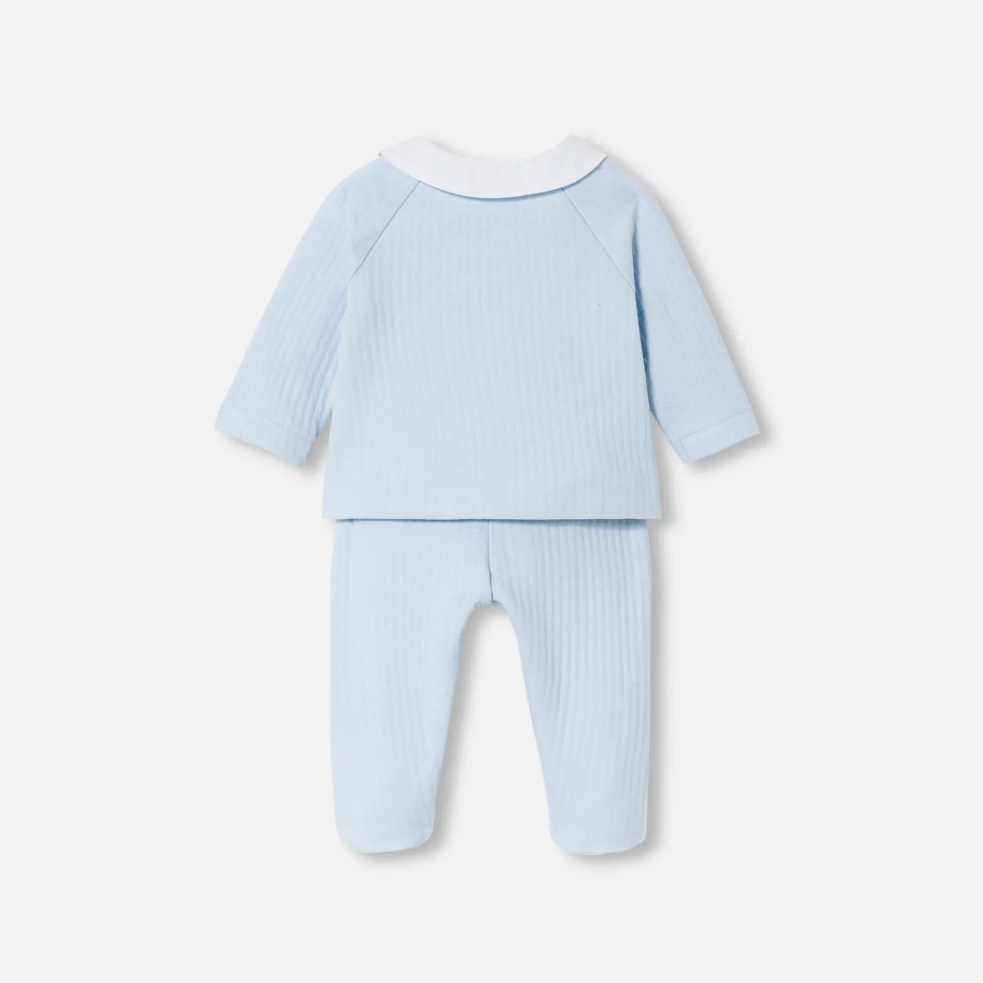 Bloomers, Overalls And Sets-Jacadi Baby boy comfort set Pale blue