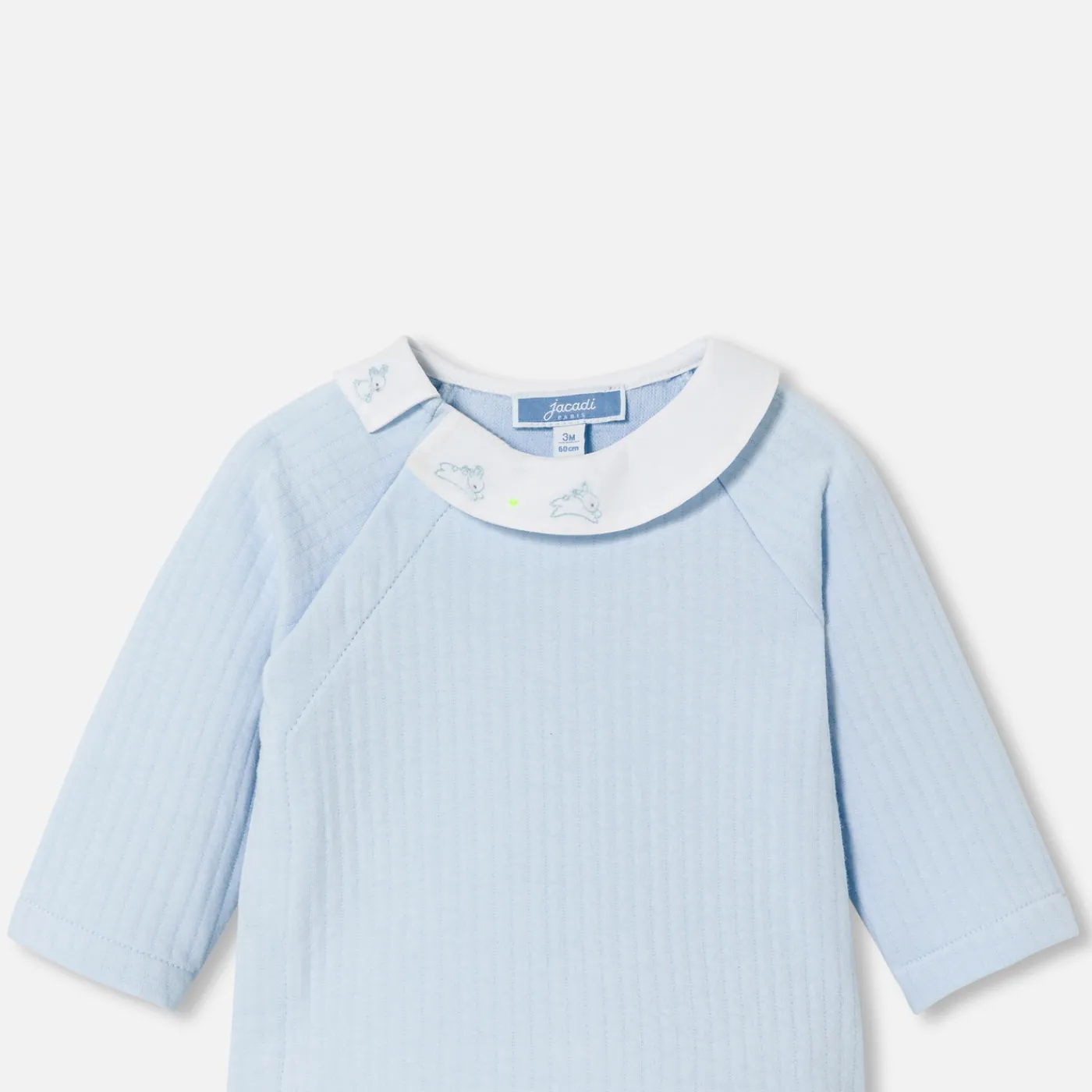 Bloomers, Overalls And Sets-Jacadi Baby boy comfort set Pale blue