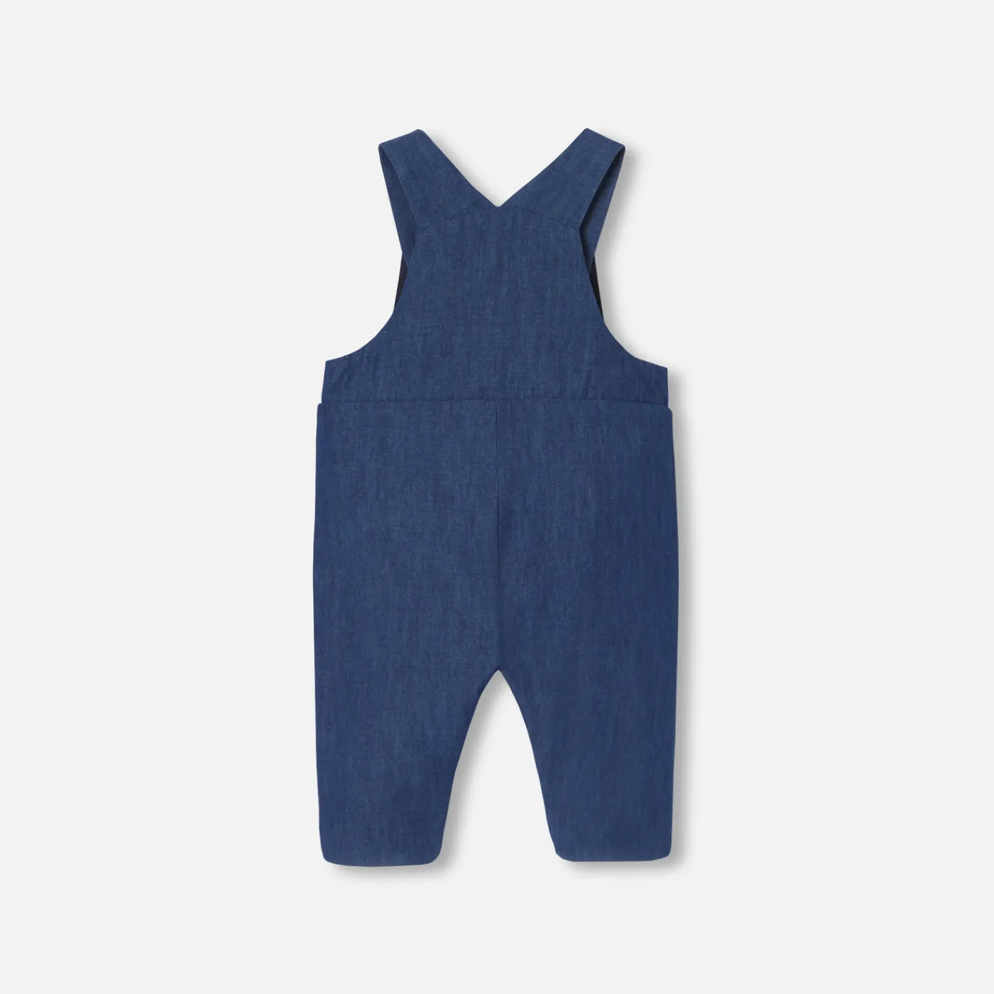 Bloomers, Overalls And Sets-Jacadi Baby boy denim overalls Dark Denim