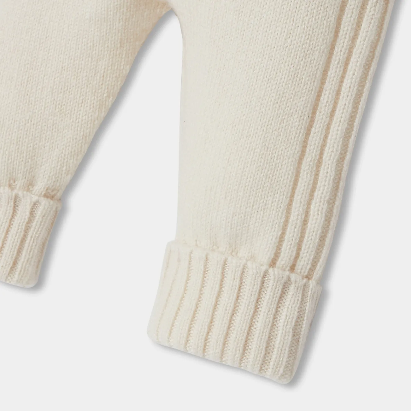 Pants, Leggings And Shorts-Jacadi Baby cashmere leggings Jacadi soft white