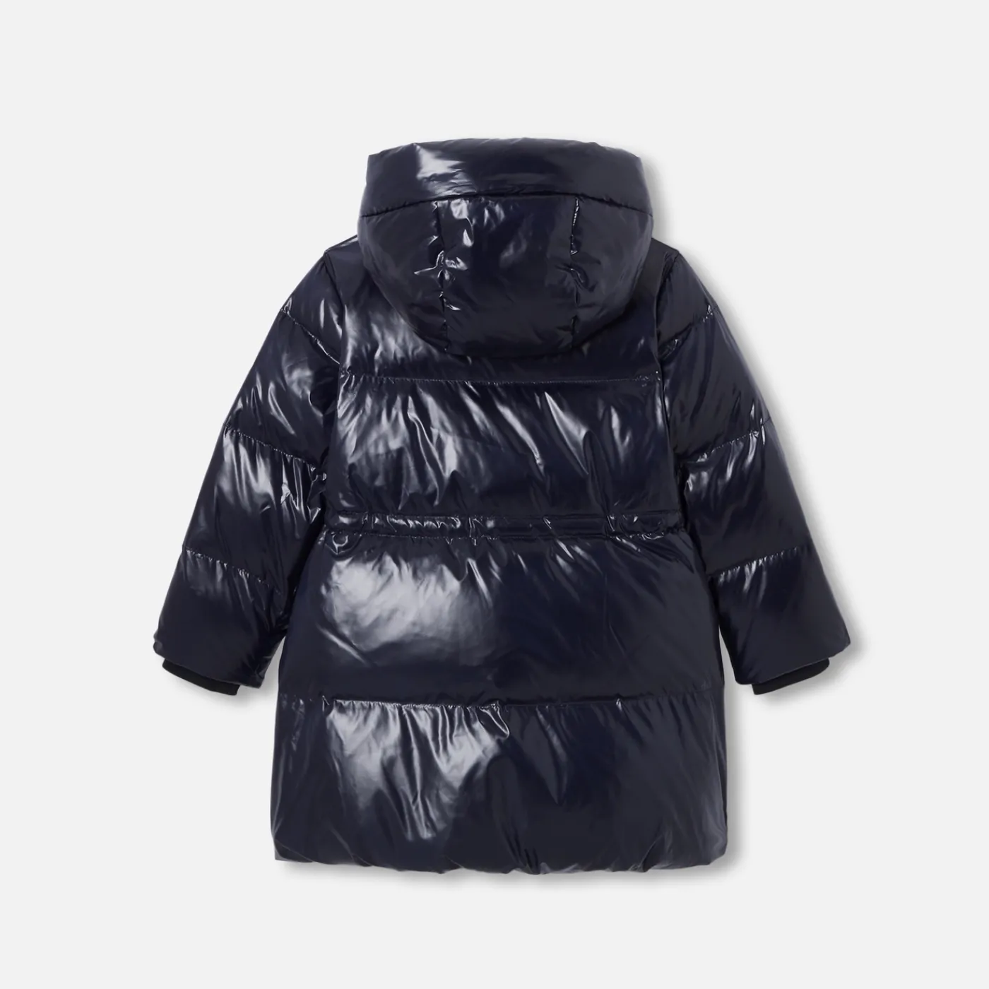 Coats And Outerwear|Girl Coats & Puffer Jackets-Jacadi Girl long padded jacket Jacadi Navy