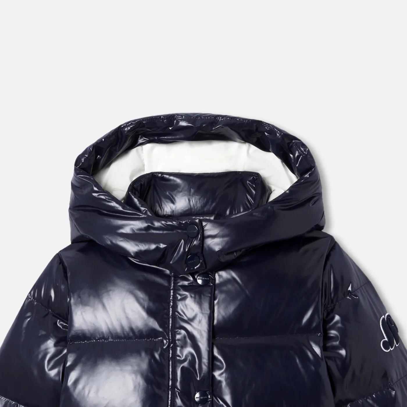 Coats And Outerwear|Girl Coats & Puffer Jackets-Jacadi Girl long padded jacket Jacadi Navy