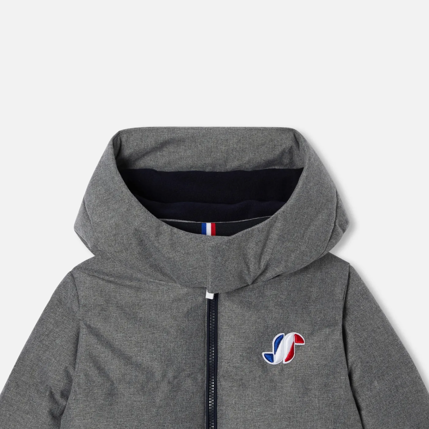 Coats And Outerwear|Boy Coats & Puffer Jackets-Jacadi Boy padded jacket Jacadi light Heather Grey