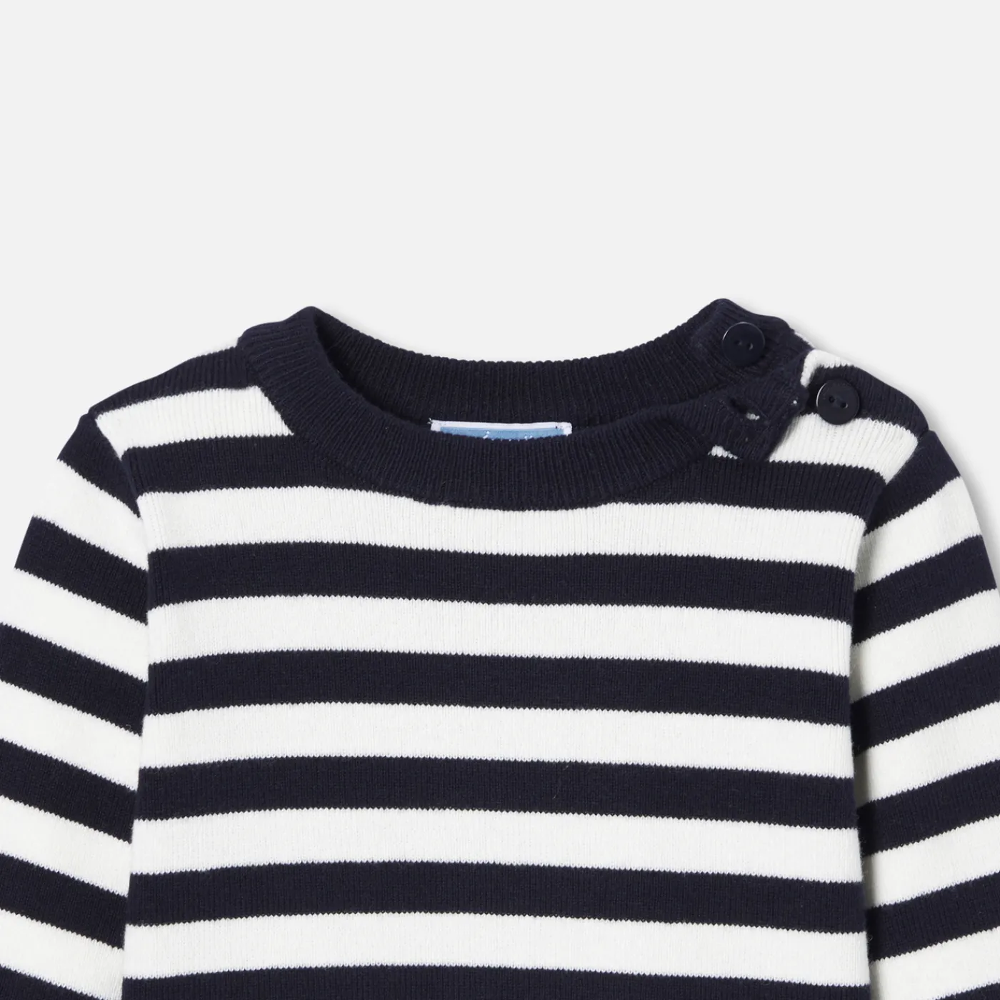 Sweaters, Sweatshirts And Cardigans-Jacadi Baby boy sweater Navy/White