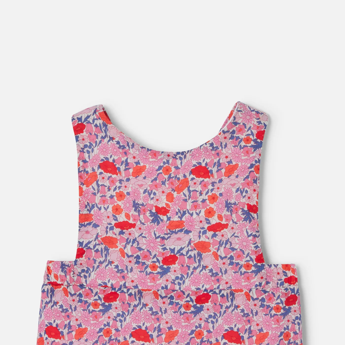 Bloomers, Overalls And Sets-Jacadi Baby girl jumpsuit in Liberty fabric Pink/Multicolour