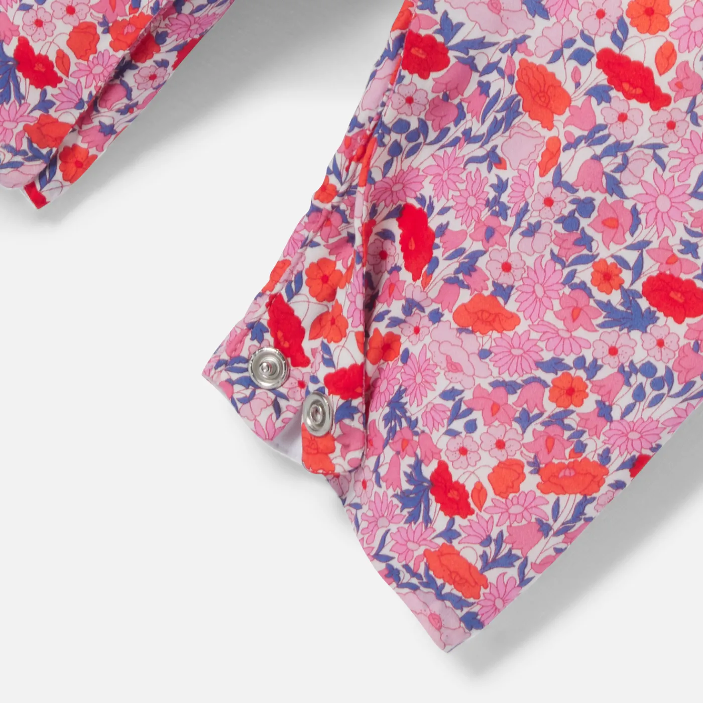 Bloomers, Overalls And Sets-Jacadi Baby girl jumpsuit in Liberty fabric Pink/Multicolour