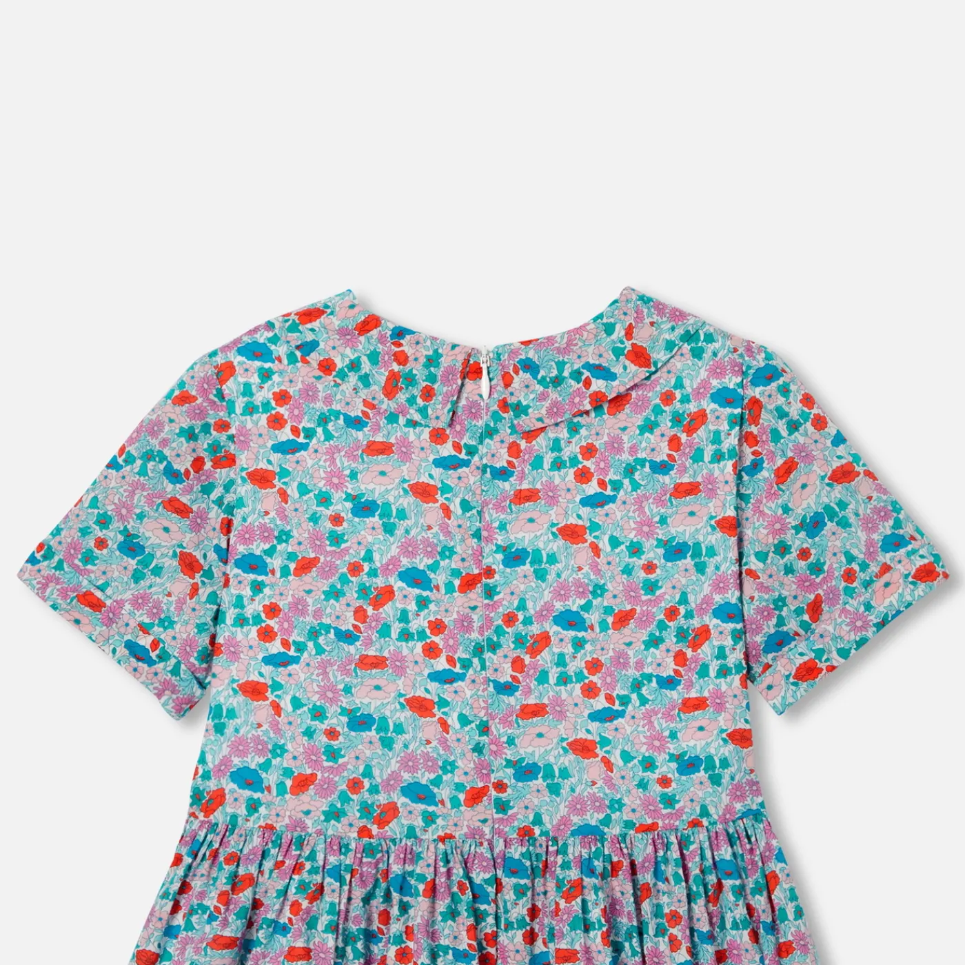 Dresses And Skirts-Jacadi Girl dress in Liberty fabric White/Multicolour