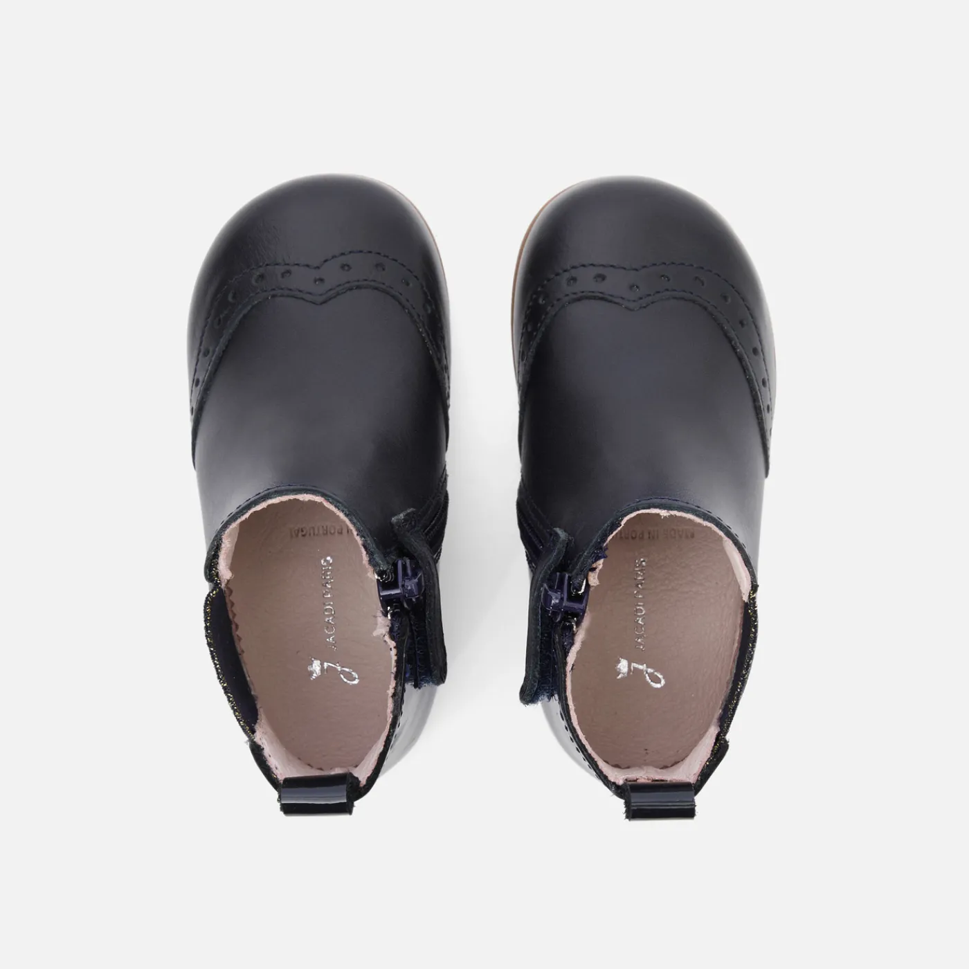 Ankle & Lined Boots-Jacadi Baby girl Chelsea boots Jacadi Navy