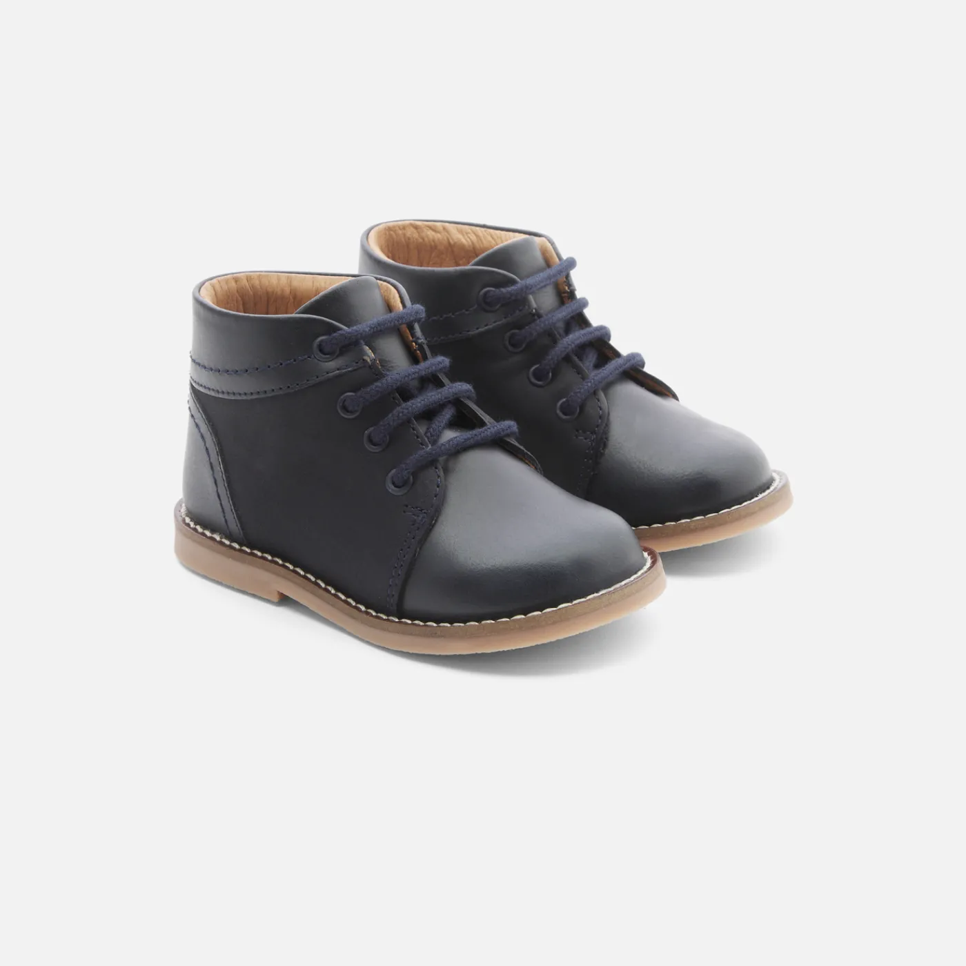 Ankle Boots-Jacadi Baby boy booties Jacadi Navy