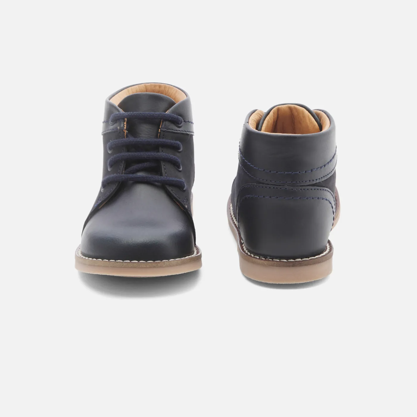 Ankle Boots-Jacadi Baby boy booties Jacadi Navy