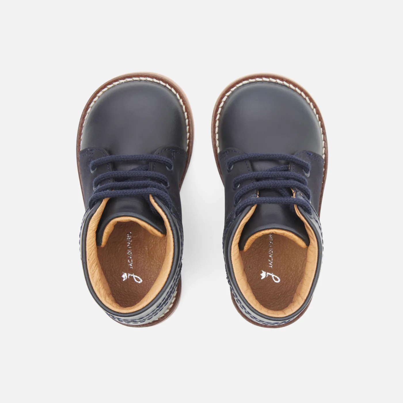 Ankle Boots-Jacadi Baby boy booties Jacadi Navy