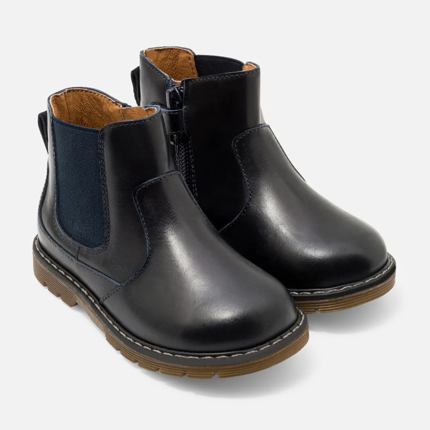 Ankle Boots-Jacadi Baby boy Chelsea boots Jacadi Navy