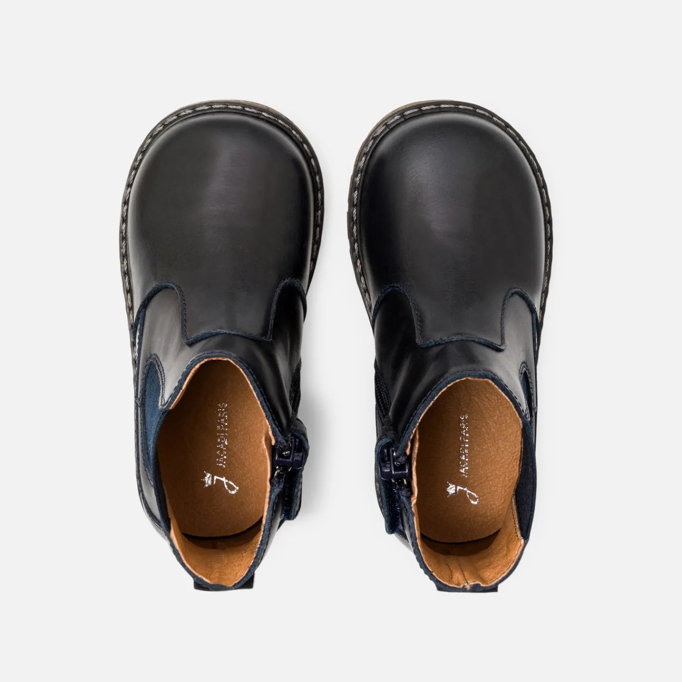 Ankle Boots-Jacadi Baby boy Chelsea boots Jacadi Navy