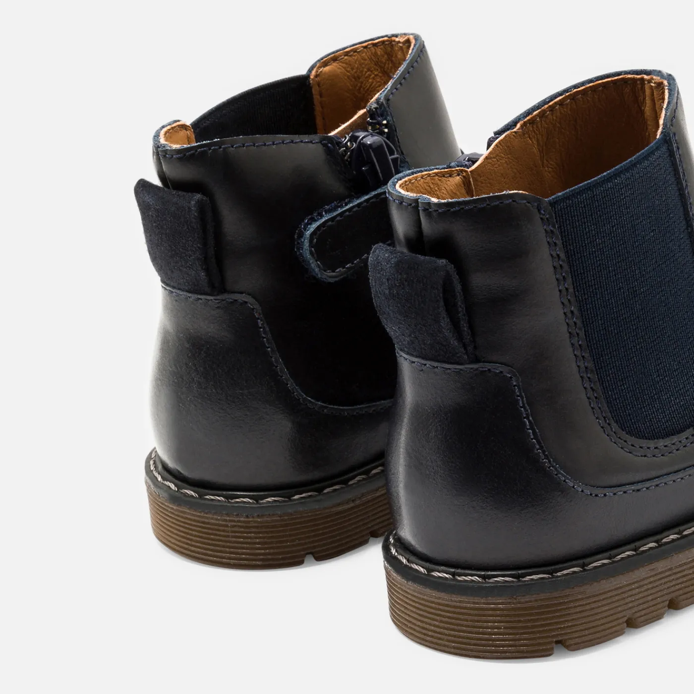 Ankle Boots-Jacadi Baby boy Chelsea boots Jacadi Navy
