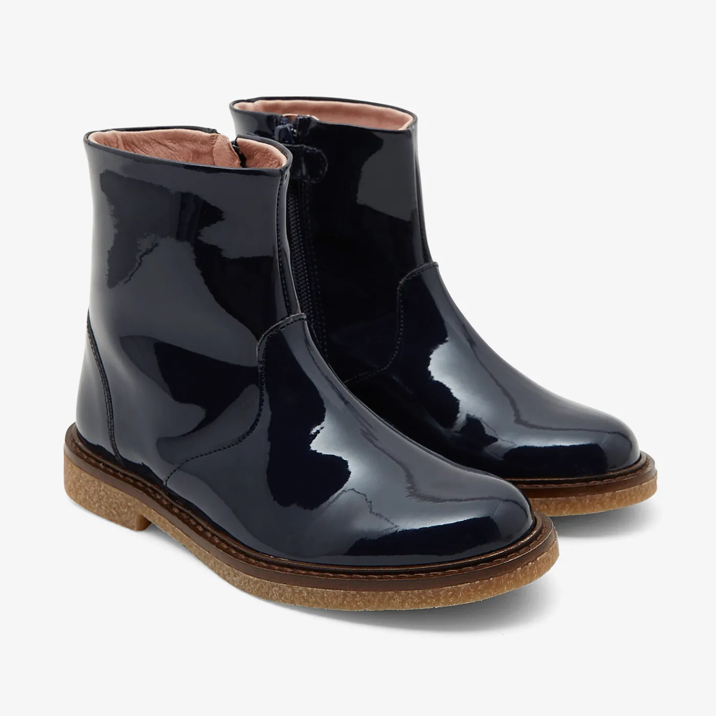 Ankle & Lined Boots-Jacadi Girl ankle boots Jacadi Navy