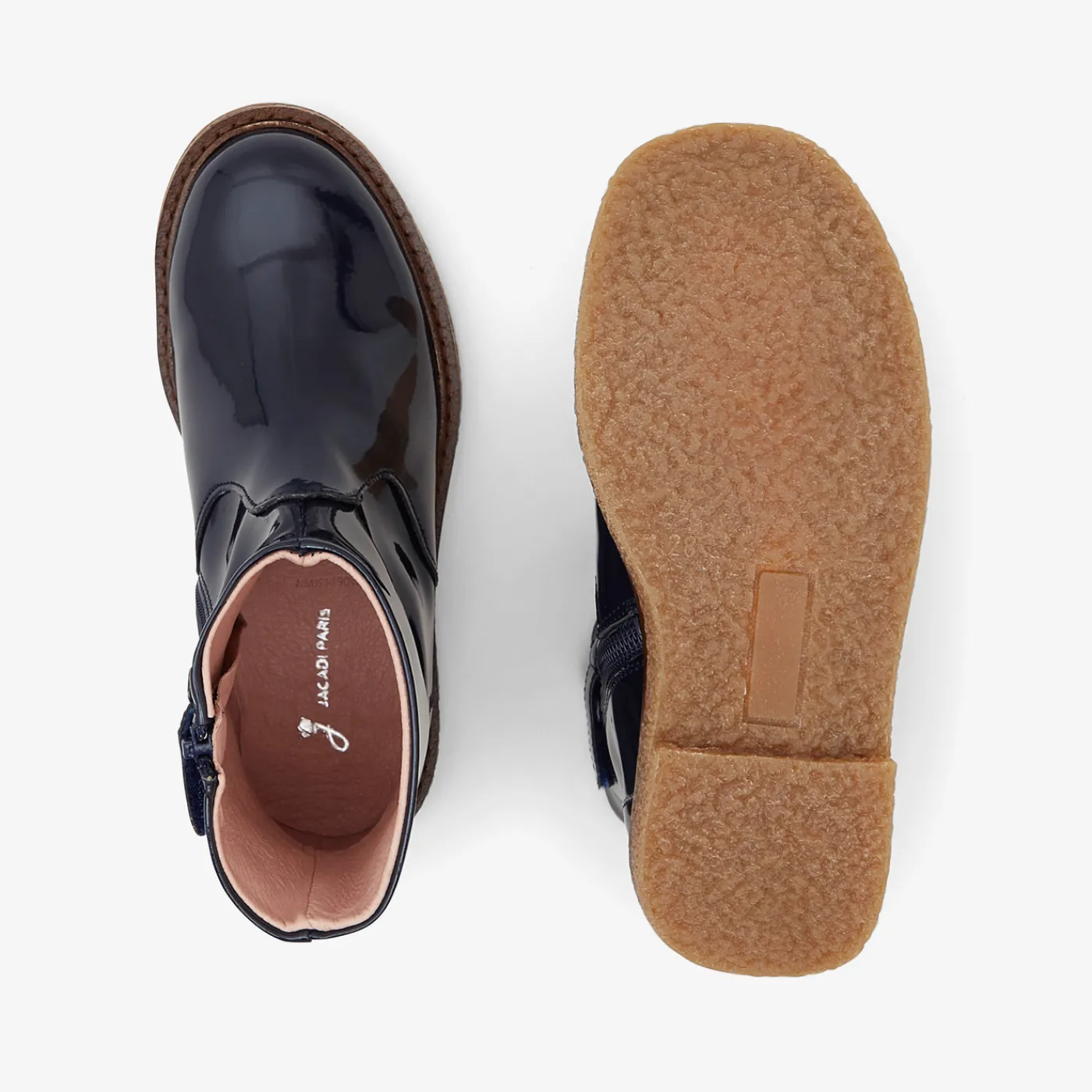 Ankle & Lined Boots-Jacadi Girl ankle boots Jacadi Navy