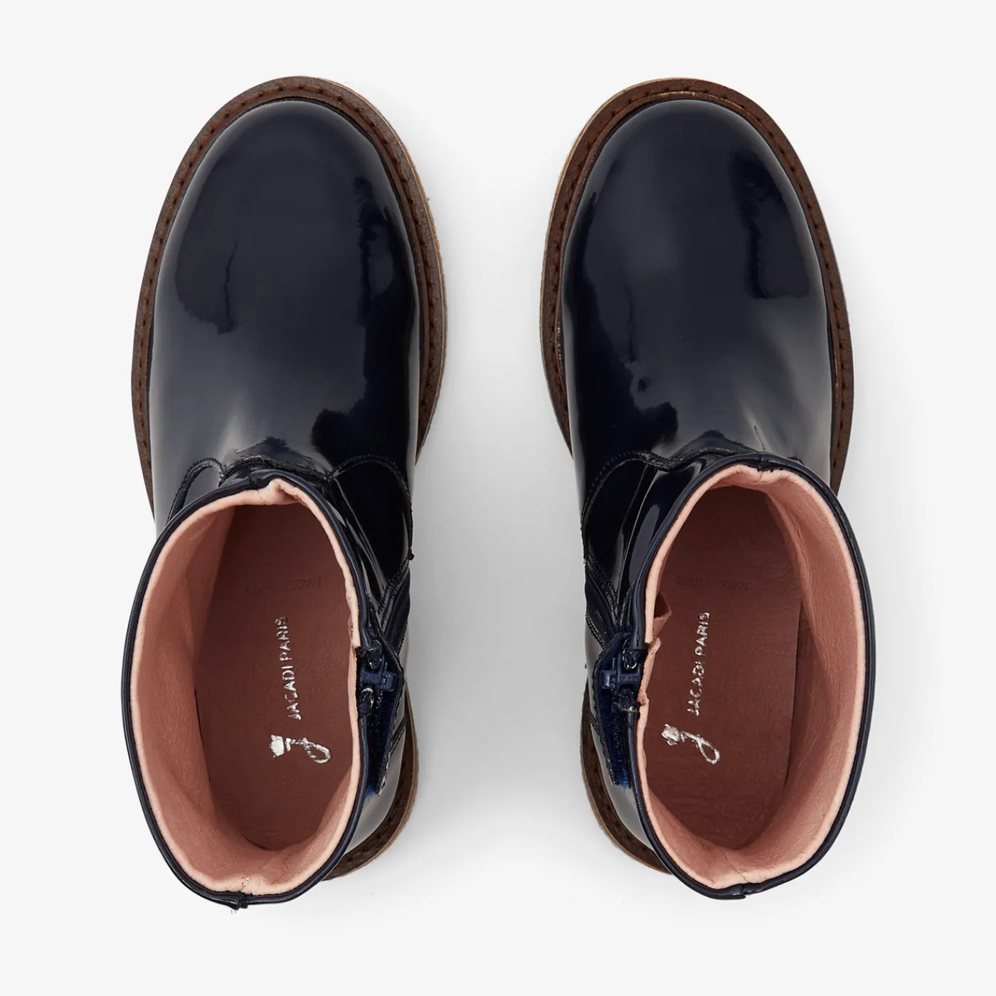 Ankle & Lined Boots-Jacadi Girl ankle boots Jacadi Navy