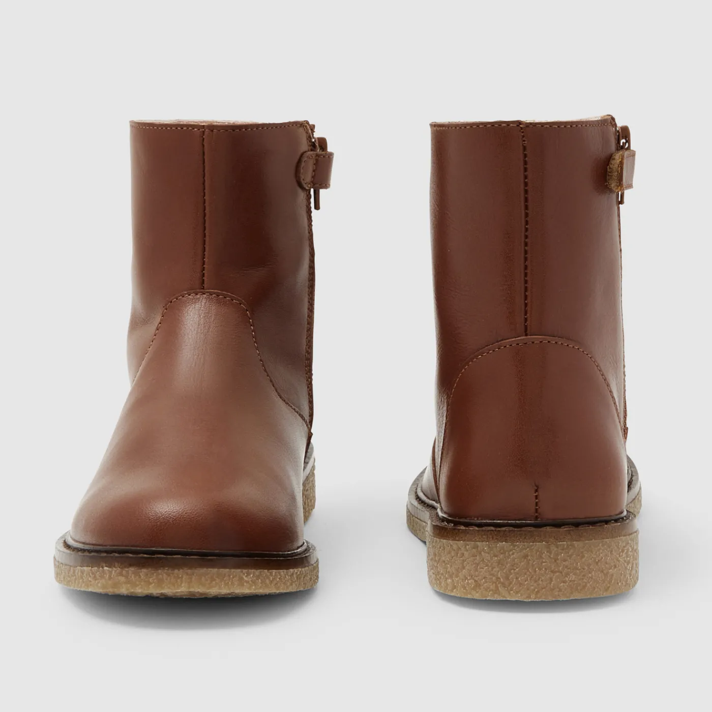 Ankle & Lined Boots-Jacadi Girl ankle boots Nude