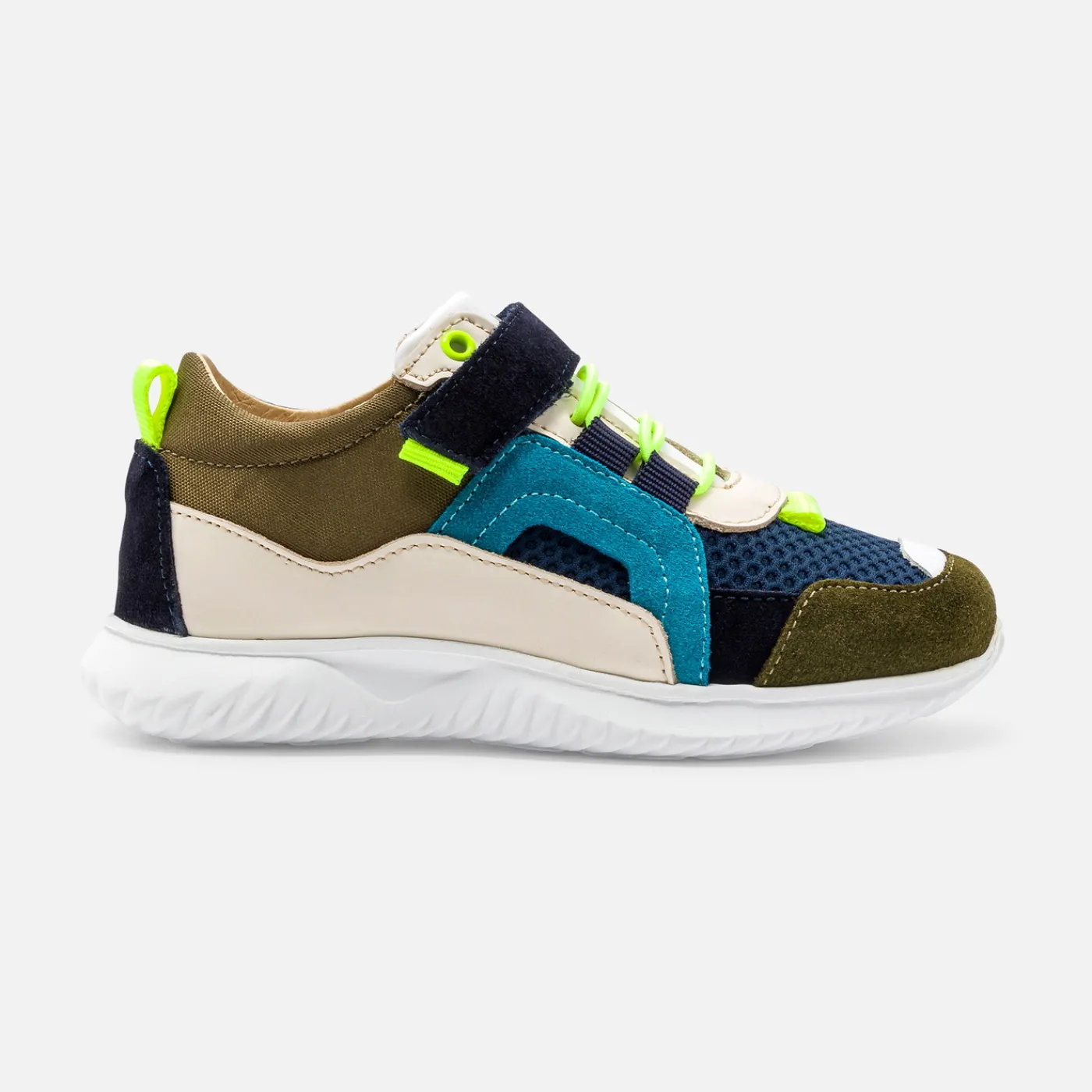 Sneakers-Jacadi Boy running sneakers Khaki