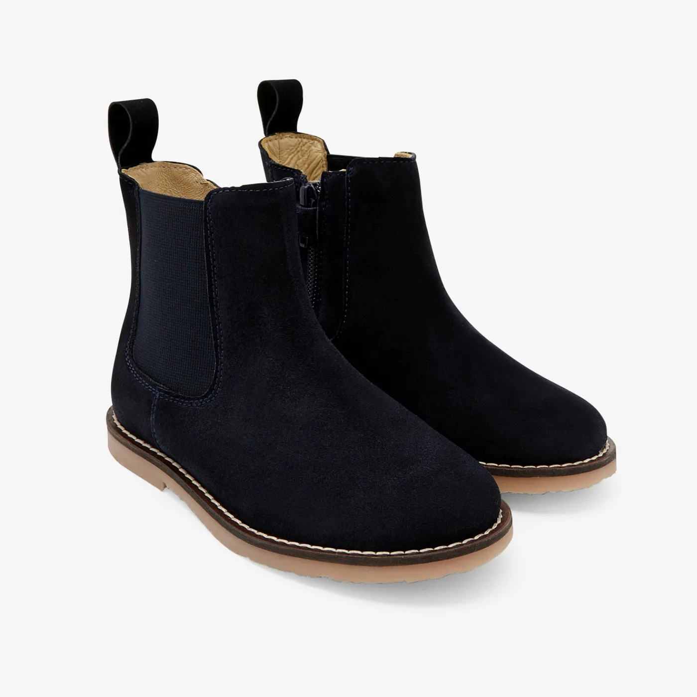 Ankle Boots-Jacadi Chelsea boots for boys Jacadi Navy