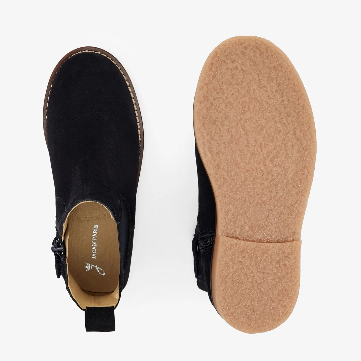 Ankle Boots-Jacadi Chelsea boots for boys Jacadi Navy
