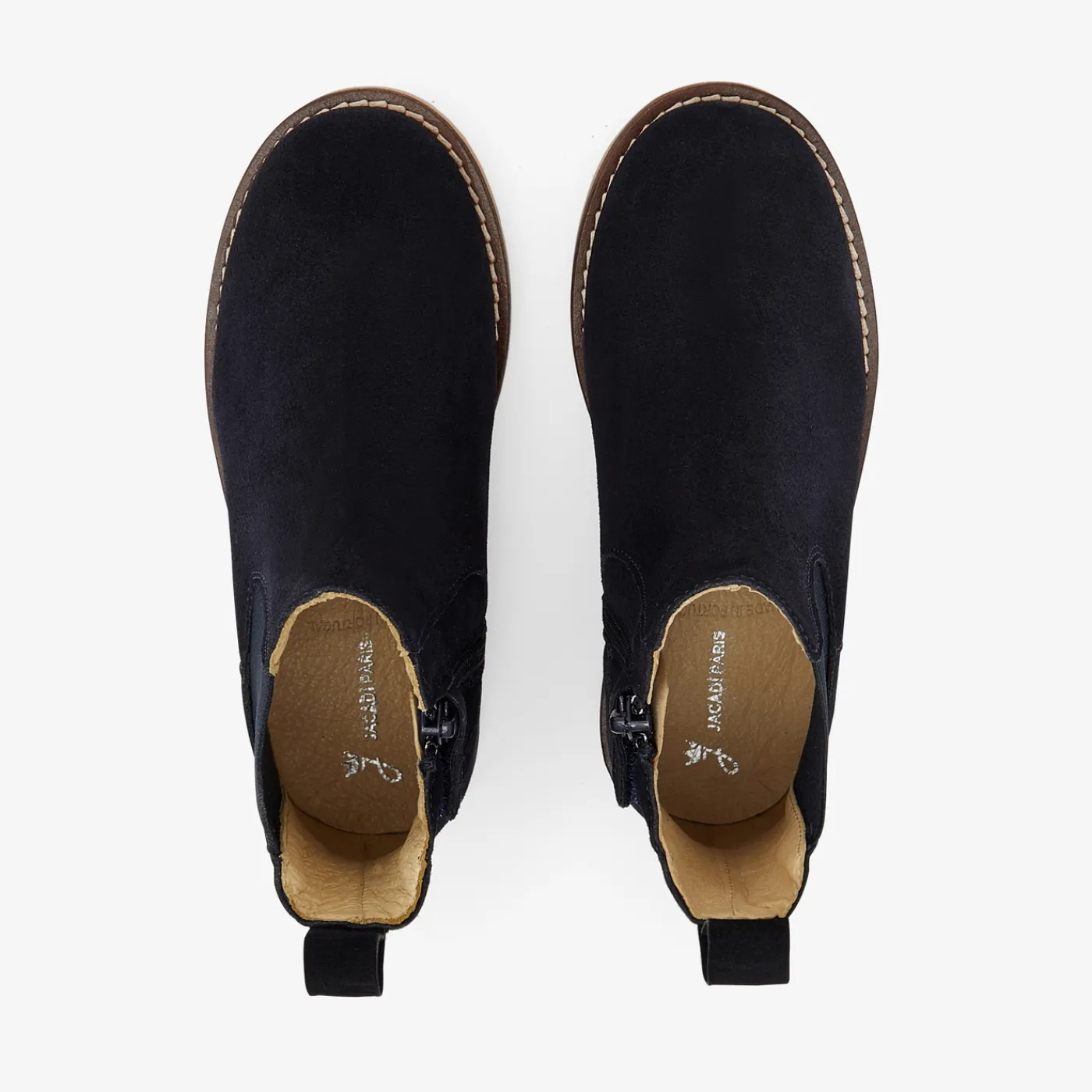 Ankle Boots-Jacadi Chelsea boots for boys Jacadi Navy