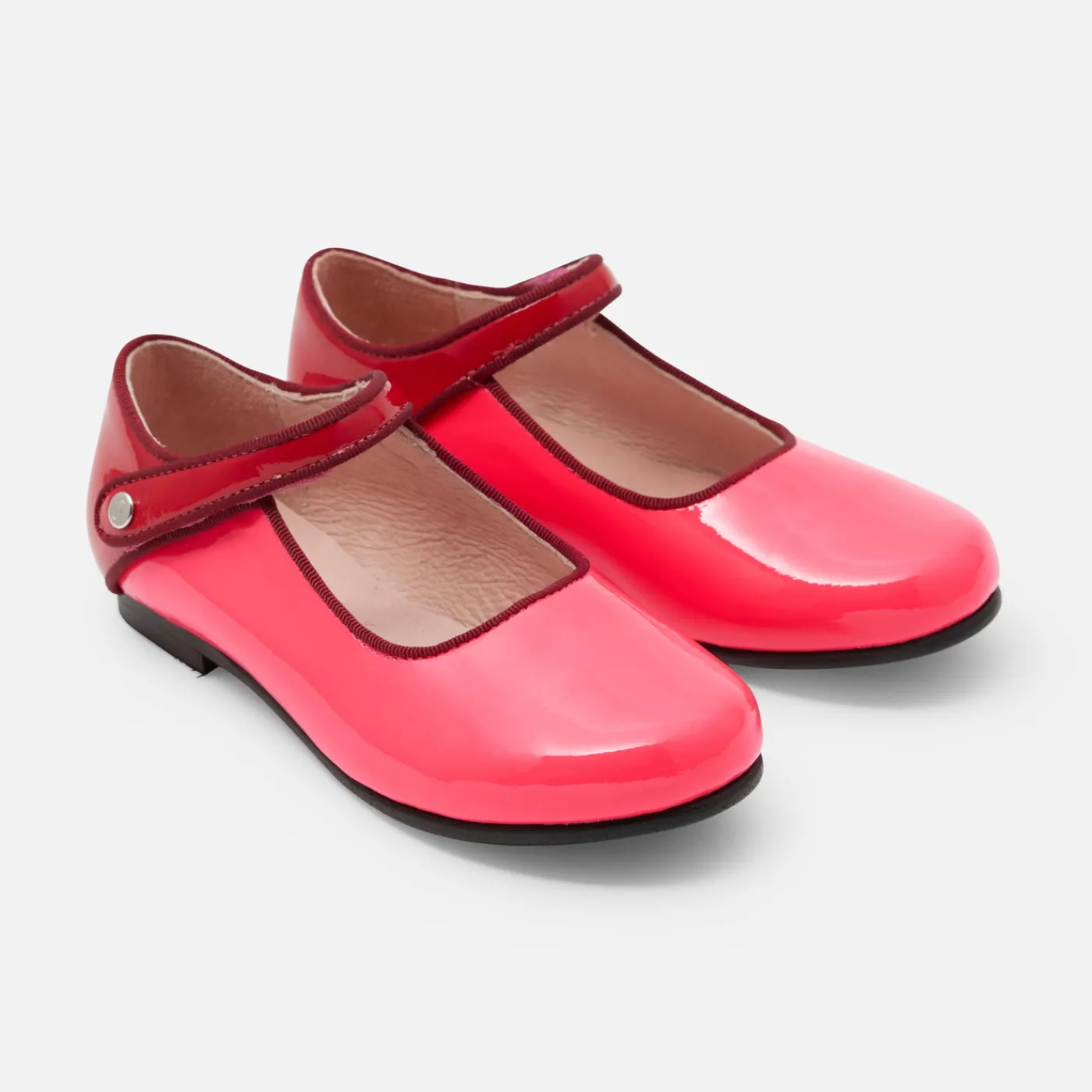 Mary Janes, T-Straps And Ballet Flats-Jacadi Baby girl Mary Janes in patent leather Pink