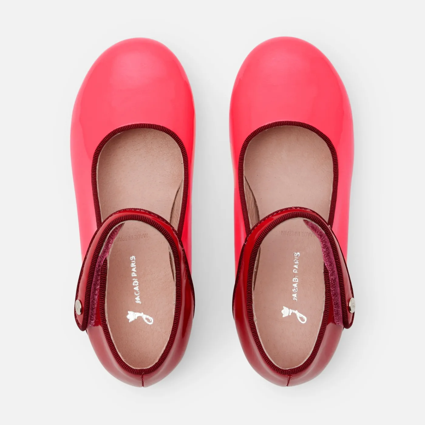 Mary Janes, T-Straps And Ballet Flats-Jacadi Baby girl Mary Janes in patent leather Pink
