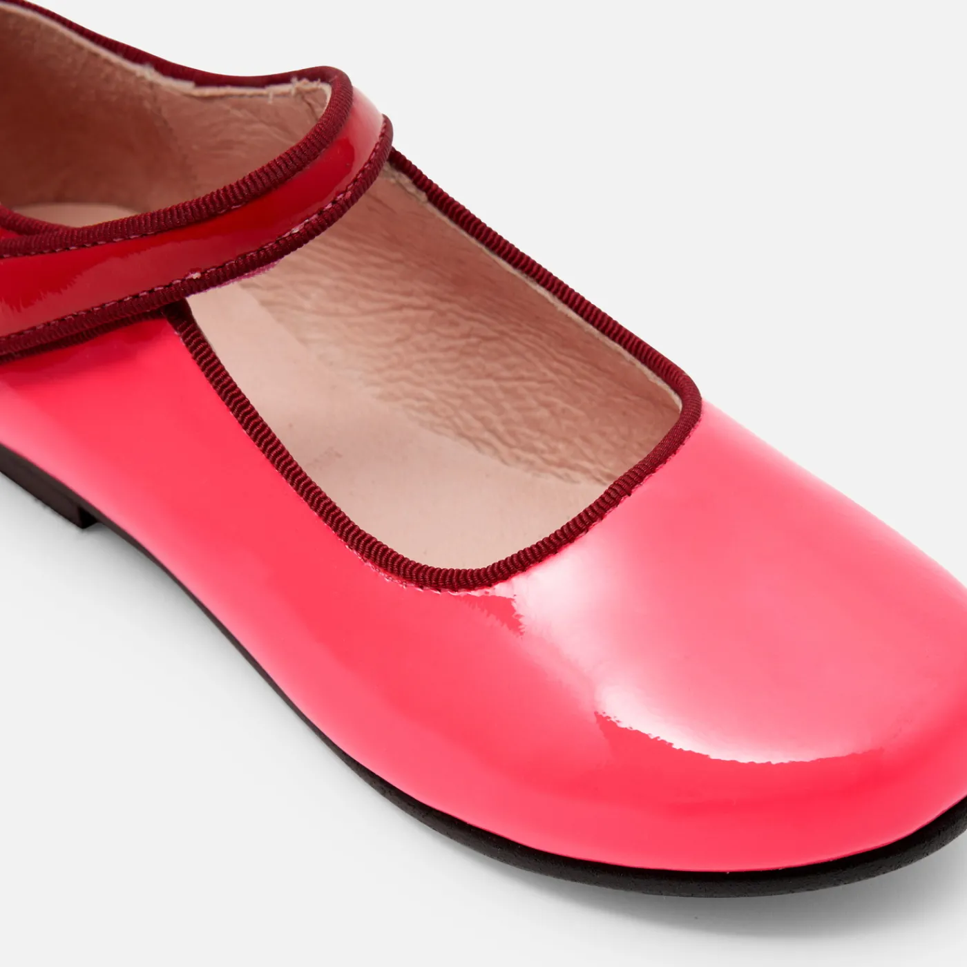 Mary Janes, T-Straps And Ballet Flats-Jacadi Baby girl Mary Janes in patent leather Pink